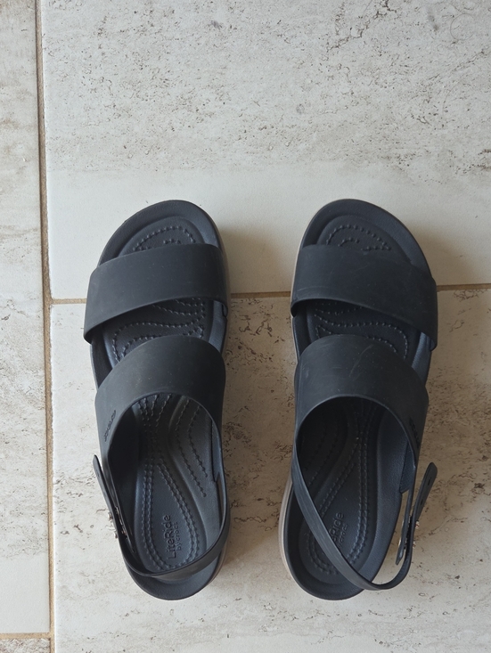 CROCS Shoes - CROCS LiteRide 360 Sandals Women’s Black Grey Double-Strap Comfort Sandals